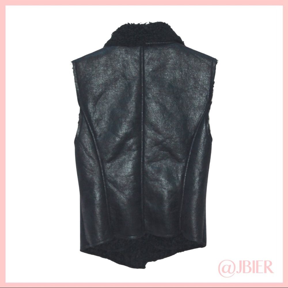 Xxi- Forever 21 Black Moto Vest View 2